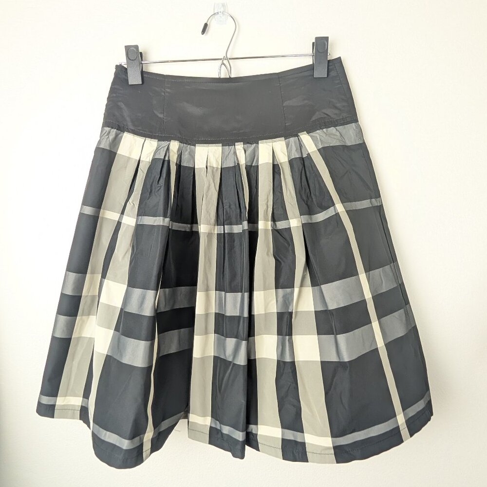 Plaid Mini Skirt ZARA XS Taffeta A Line Skirt Girls Fashion Holiday Party